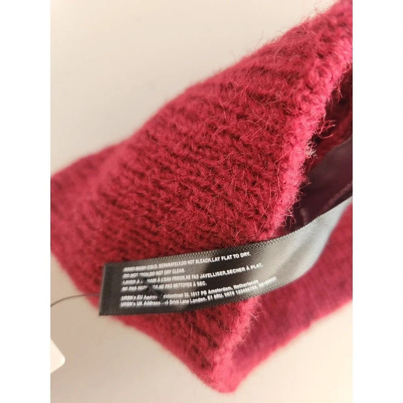 NWT By Anthropologie Embellished Headband Ear Warmer Wine - Picture 7 of 10